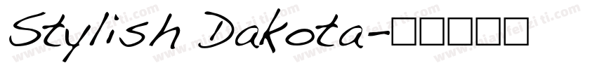 Stylish Dakota字体转换